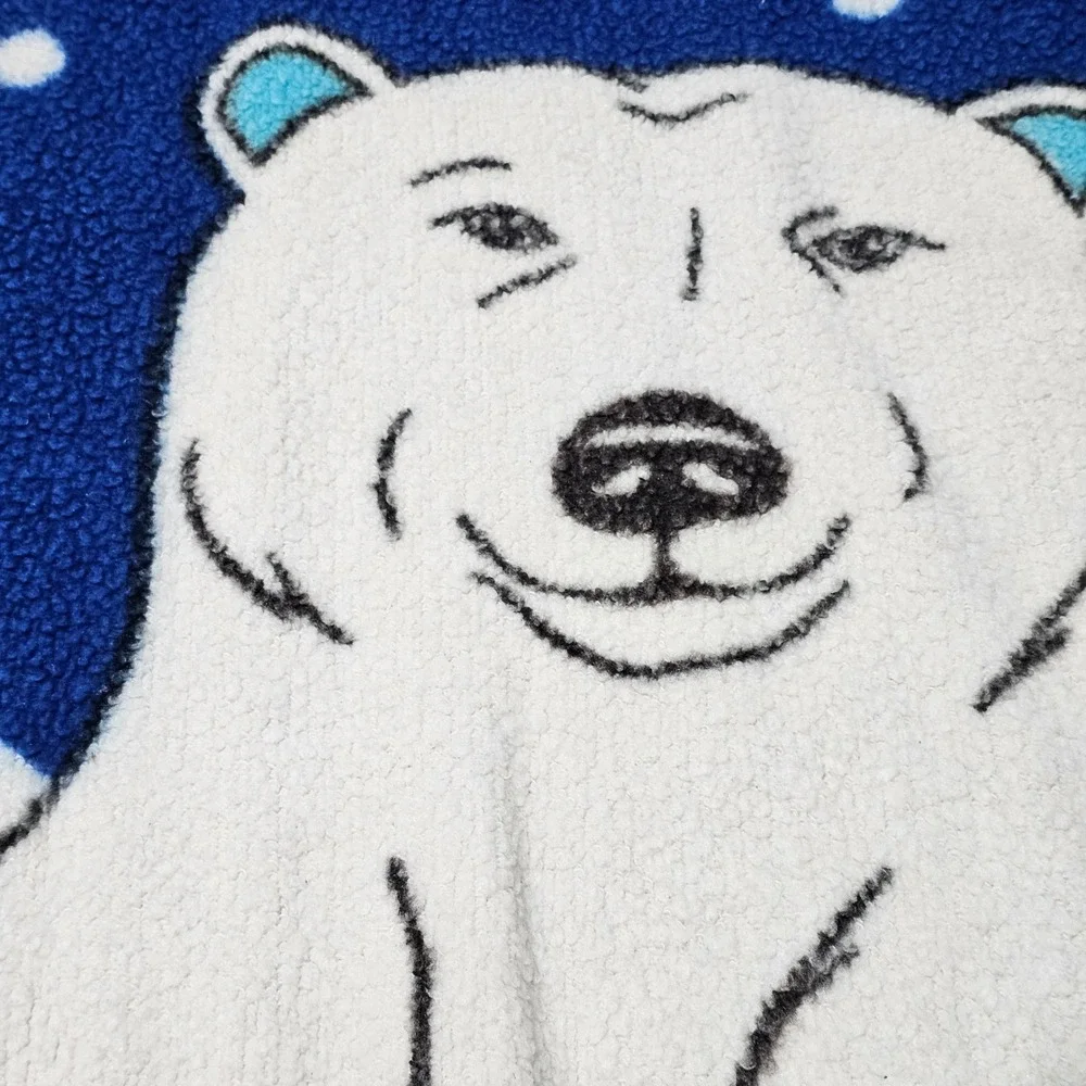 Vintage 1997 Coca-Cola Fleece Throw Blanket 45.5